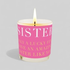 Vanilla Scented Christmas Candle - Sister Like You
