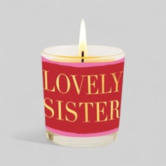 Vanilla Scented Christmas Candle - Lovely Sister Vanilla Scented Christmas Candle - Lovely Sister