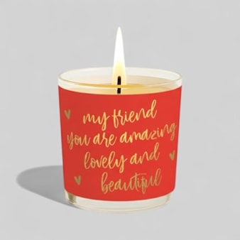 Vanilla Scented Christmas Candle - My Friend Vanilla Scented Christmas Candle - My Friend