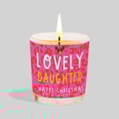 Vanilla Scented Christmas Candle - Lovely Daughter Vanilla Scented Christmas Candle - Lovely Daughter