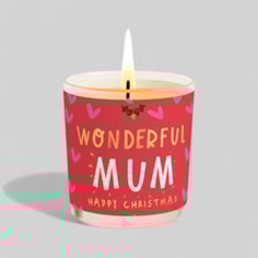 Vanilla Scented Christmas Candle - Wonderful Mum