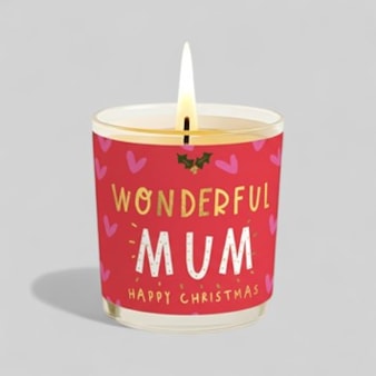 Vanilla Scented Christmas Candle - Wonderful Wife