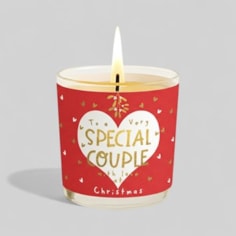 Vanilla Scented Christmas Candle - To A Very Special Couple