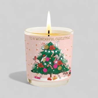 Vanilla Scented Christmas Candle - Christmas Tree Vanilla Scented Christmas Candle - Christmas Tree