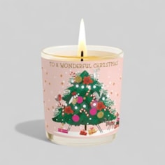 Vanilla Scented Christmas Candle - Christmas Tree