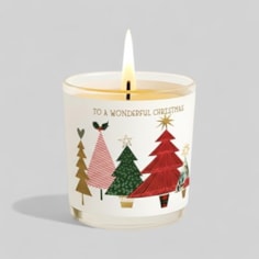 Vanilla Scented Christmas Candle - Christmas Trees Vanilla Scented Christmas Candle - Christmas Trees