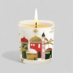 Vanilla Scented Christmas Candle - Bethlehem
