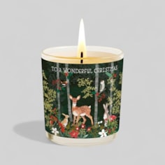 Vanilla Scented Christmas Candle - Woodland Animals Vanilla Scented Christmas Candle - Woodland Animals