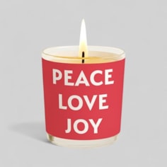 Vanilla Scented Christmas Candle - Peace Love Joy Vanilla Scented Christmas Candle - Peace Love Joy