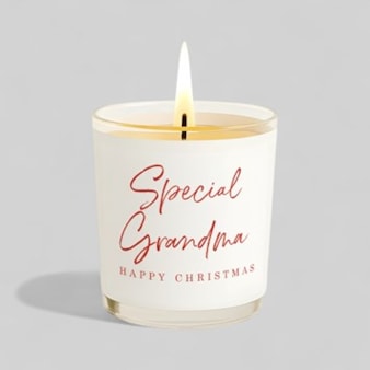 Vanilla Scented Christmas Candle - Special Grandma Vanilla Scented Christmas Candle - Special Grandma
