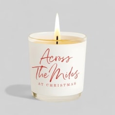 Vanilla Scented Christmas Candle - Across The Miles