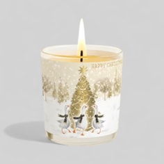 Vanilla Scented Christmas Candle - Geese Around The Tree Vanilla Scented Christmas Candle - Geese Around The Tree