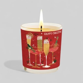 Vanilla Scented Christmas Candle - Festive Drinks Vanilla Scented Christmas Candle - Festive Drinks