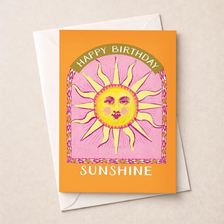 Birthday Card - Birthday Sunshine Birthday Card - Birthday Sunshine