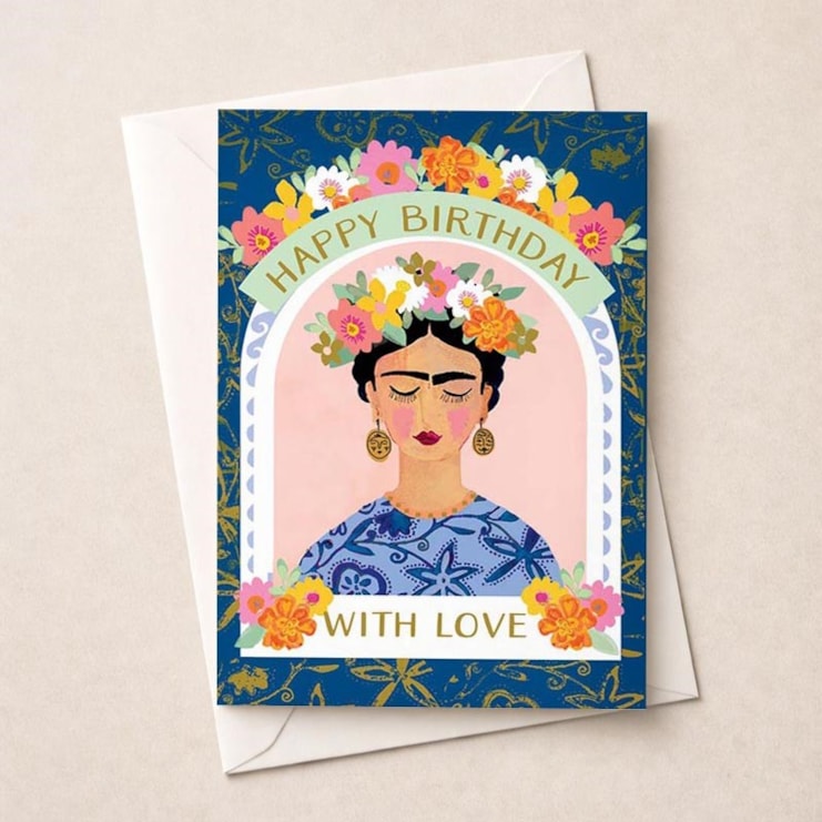 Birthday Card Frida Kahlo The Present Finder Birthday Card Frida Kahlo The Present Finder