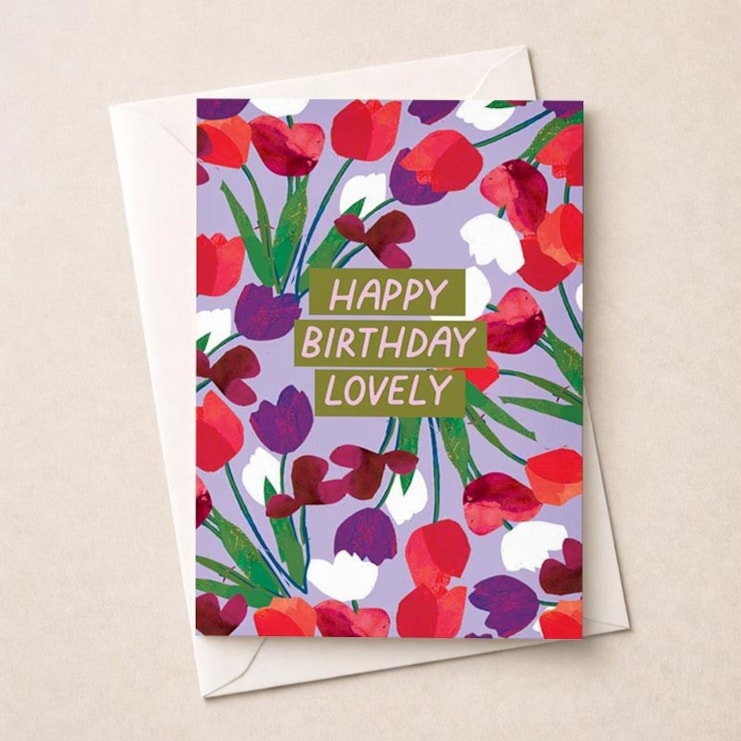 Birthday Card - Happy Birthday Lovely Birthday Card - Happy Birthday Lovely