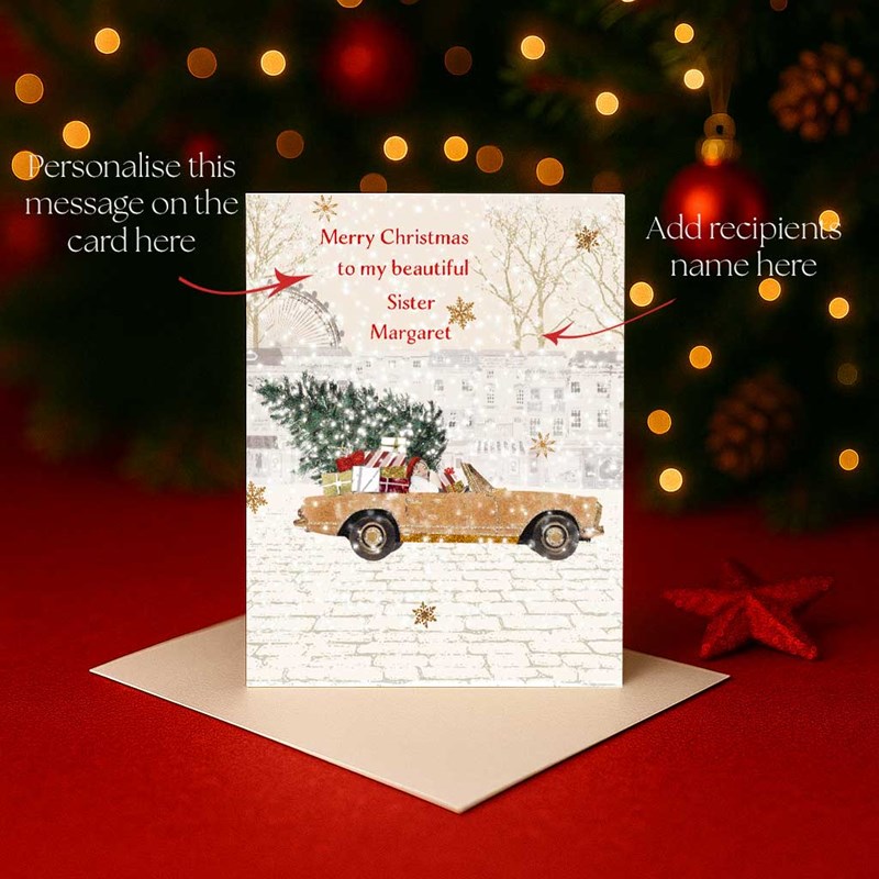 An image of Personalised Christmas Card - Christmas Shopping