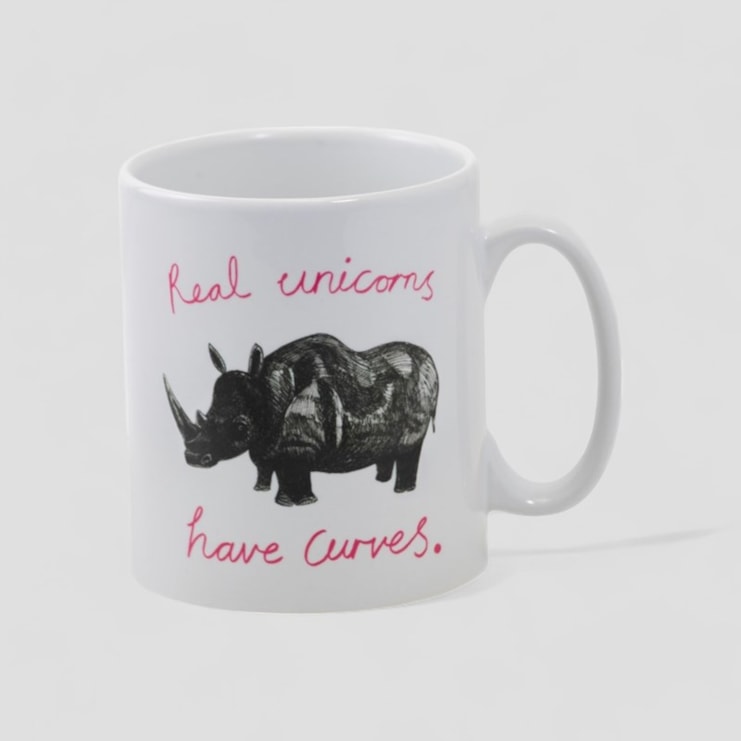 Real Unicorns Have Curves Mug Real Unicorns Have Curves Mug