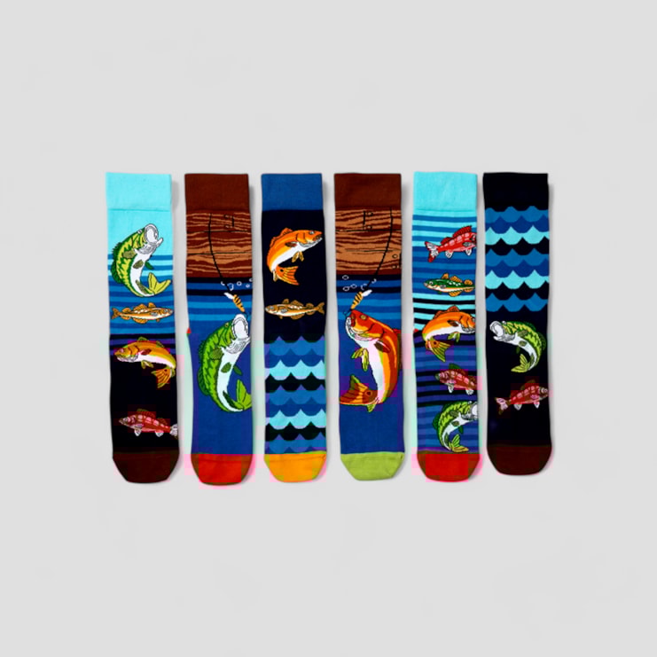 Load of Pollocks Men's Odd Socks