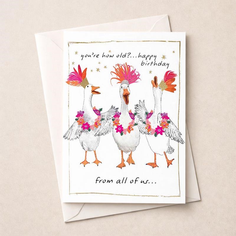 An image of Large Birthday Card - You're How Old?