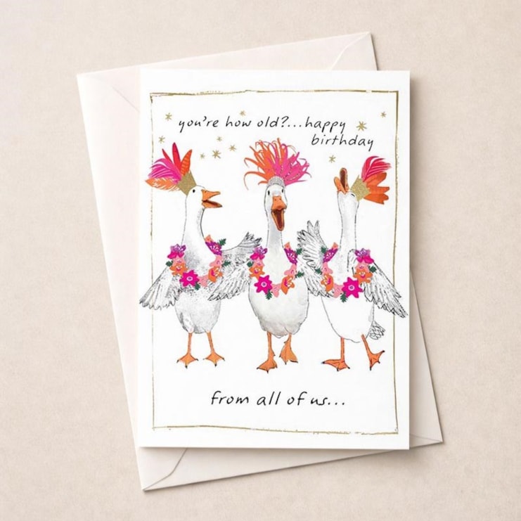 Large Birthday Card - You're How Old? Large Birthday Card - You're How Old?