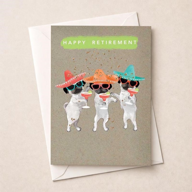 Large Retirement Card - Margarita Party Large Retirement Card - Margarita Party