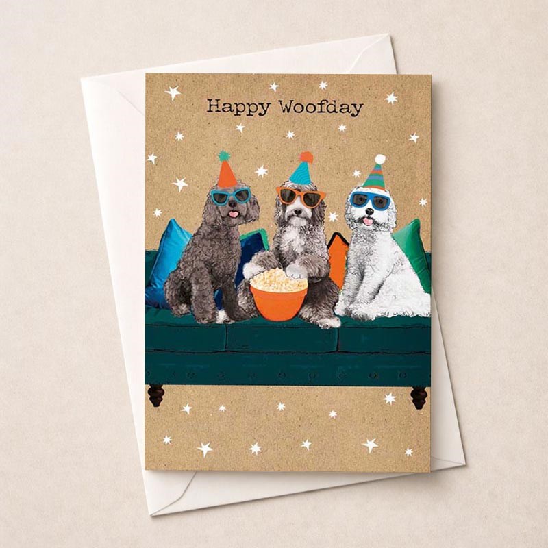 An image of Large Birthday Card - Movie Night