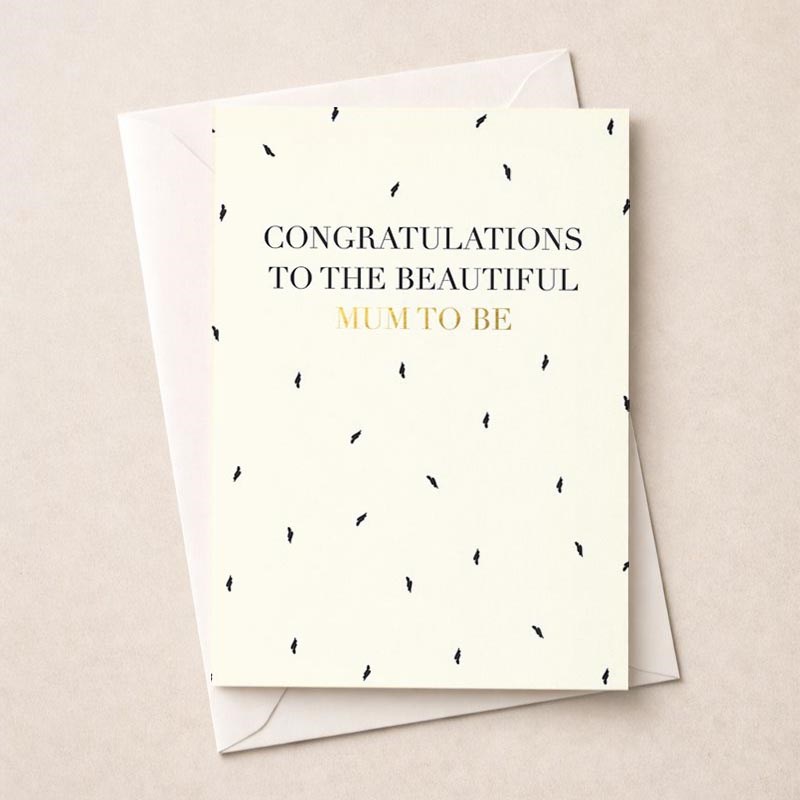 An image of Large Leaving For A Baby Card - Mum To Be