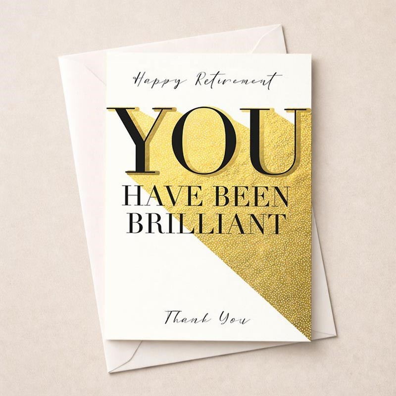 An image of Large Retirement Card - You Have Been Brilliant