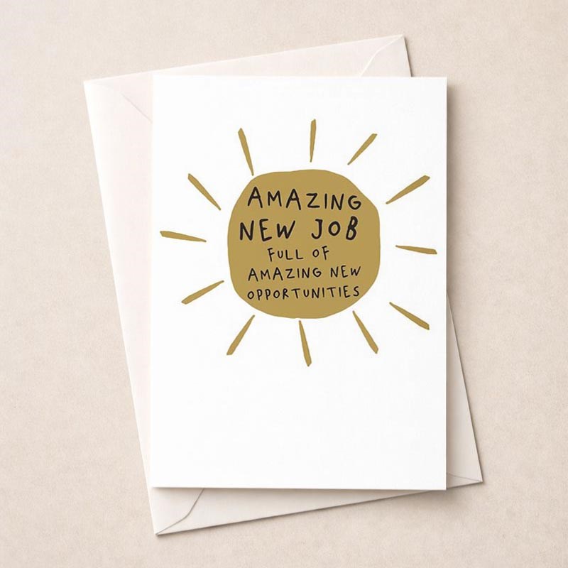 An image of Large New Job Card - Sunshine