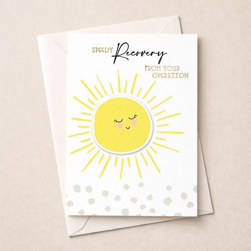 An image of Large Get Well Soon Card - Speedy Recovery