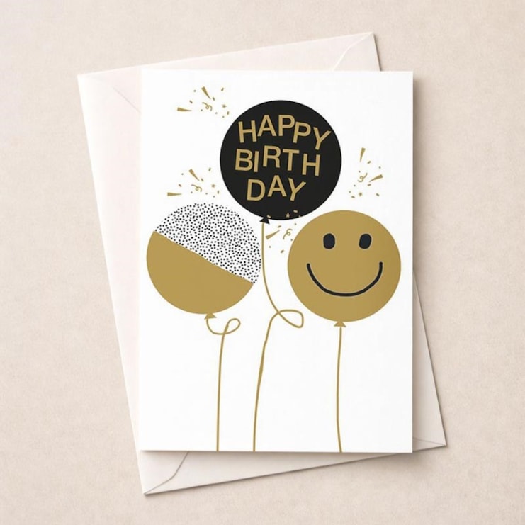 Large Birthday Card - Balloons Large Birthday Card - Balloons