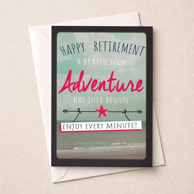 Large Retirement Card - New Adventure Large Retirement Card - New Adventure