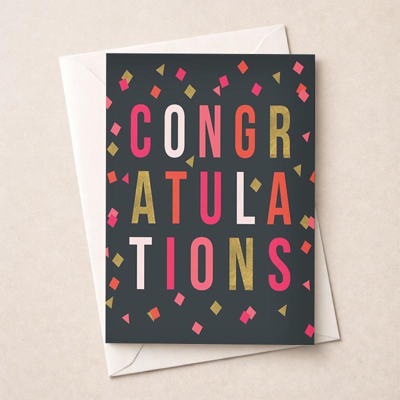 An image of Large Congratulations Card - Congratulations