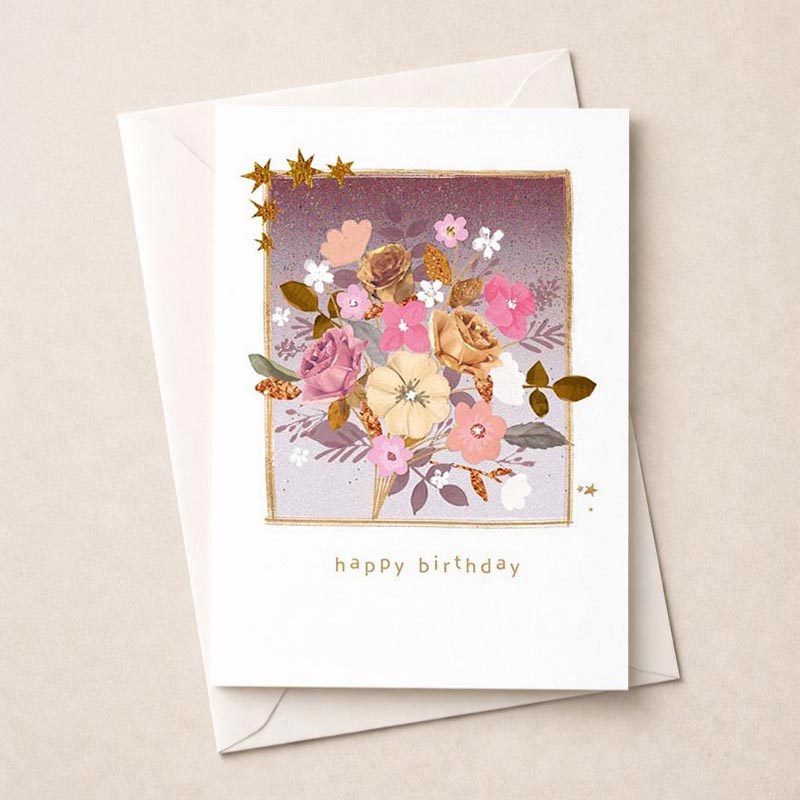 An image of Birthday Card - Bunch Of Flowers