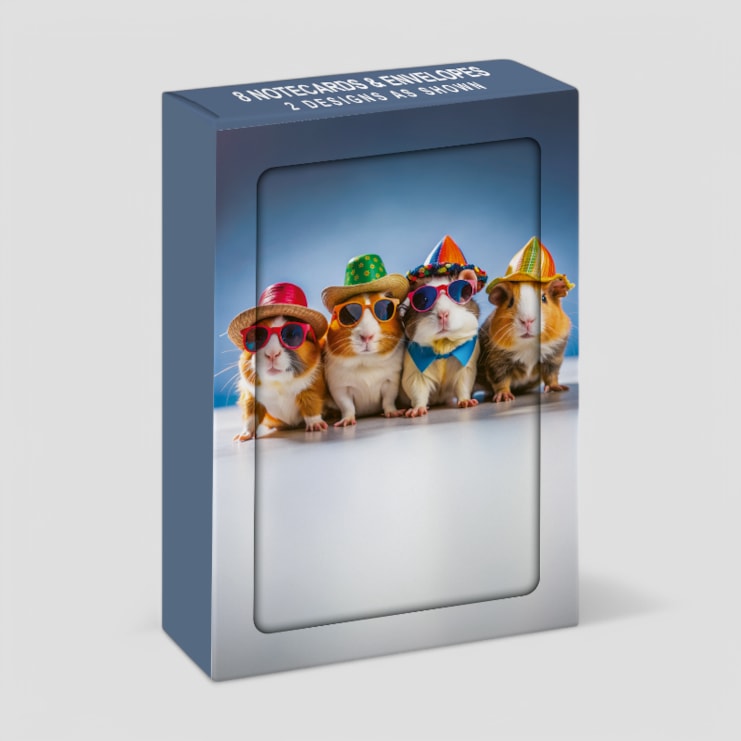 Notecard Set - Guineapig & Hamster