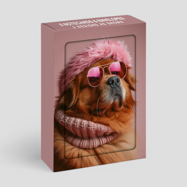 Notecard Set - Fluffy Dogs Notecard Set - Fluffy Dogs