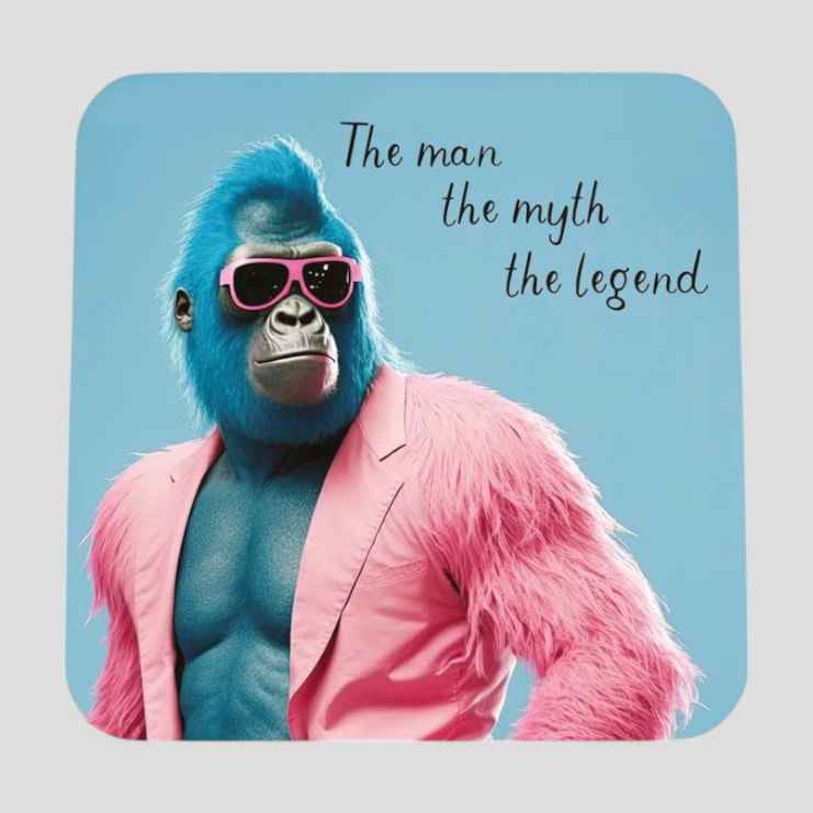 Drinks Coaster - The Man The Myth The Legend Drinks Coaster - The Man The Myth The Legend