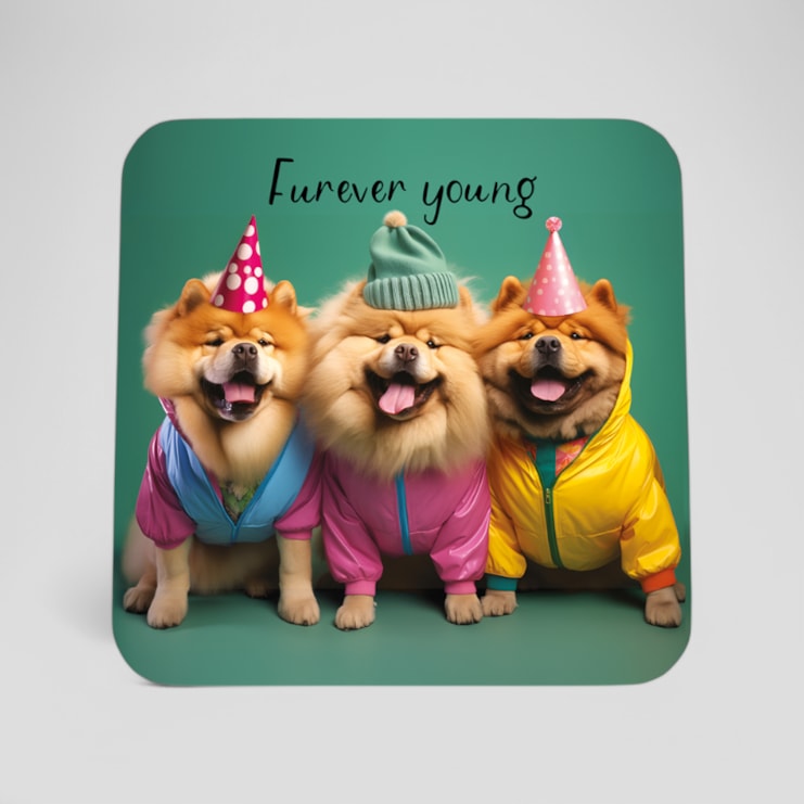 Drinks Coaster - Furever Young