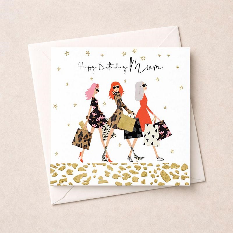 An image of Mum Birthday Card - Shopping Trip