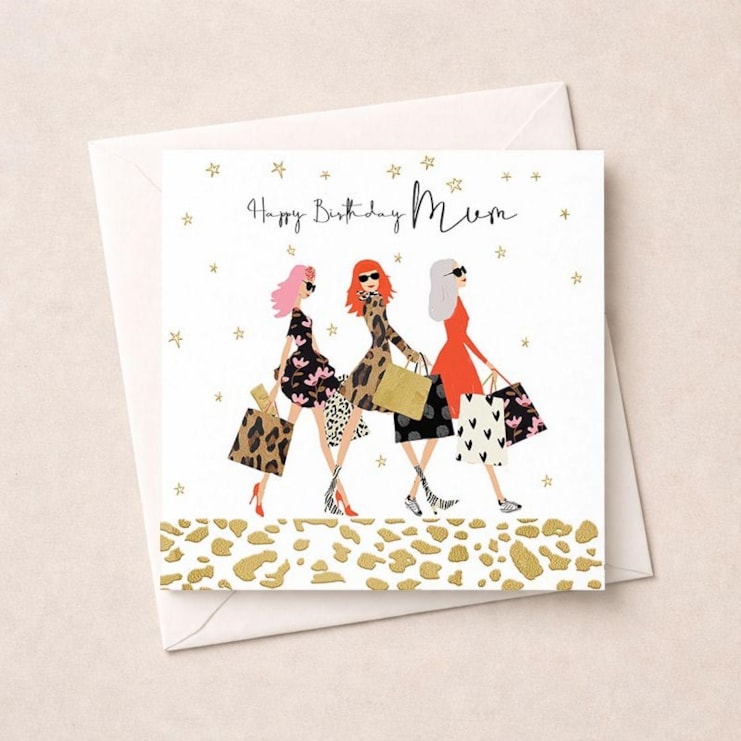 Mum Birthday Card - Shopping Trip Mum Birthday Card - Shopping Trip