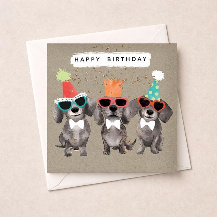 Birthday Card - Dachshunds Birthday Card - Dachshunds