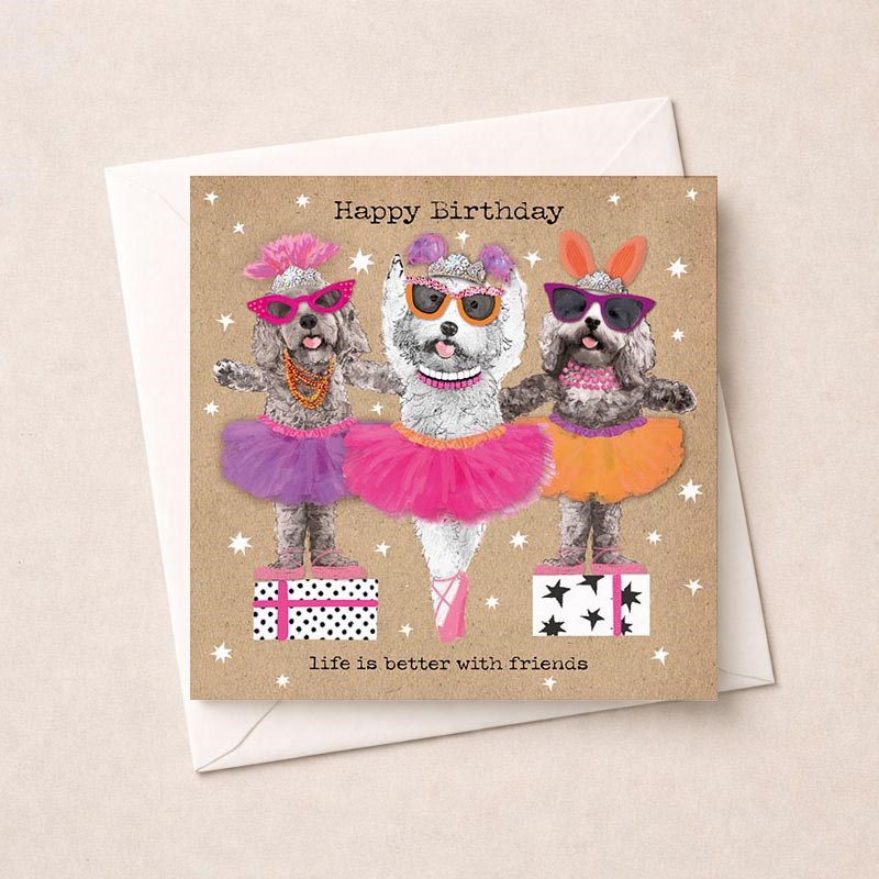 An image of Birthday Card - Better With Friends