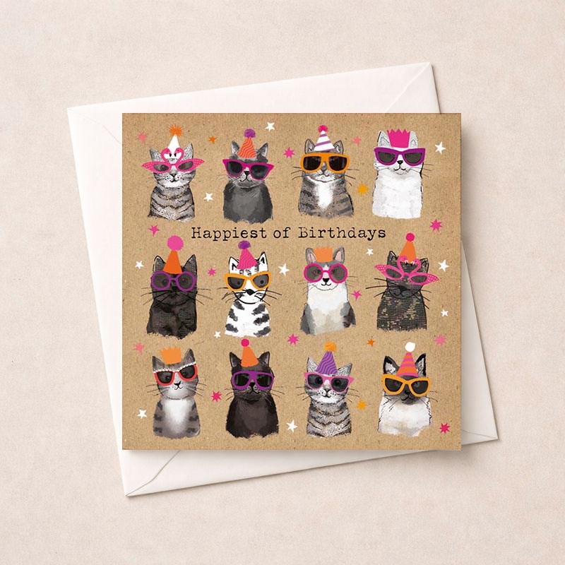 An image of Birthday Card - Cool Cats