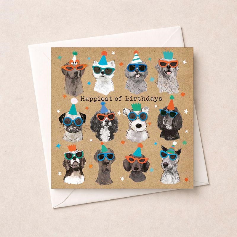 An image of Birthday Card - Cool Dogs
