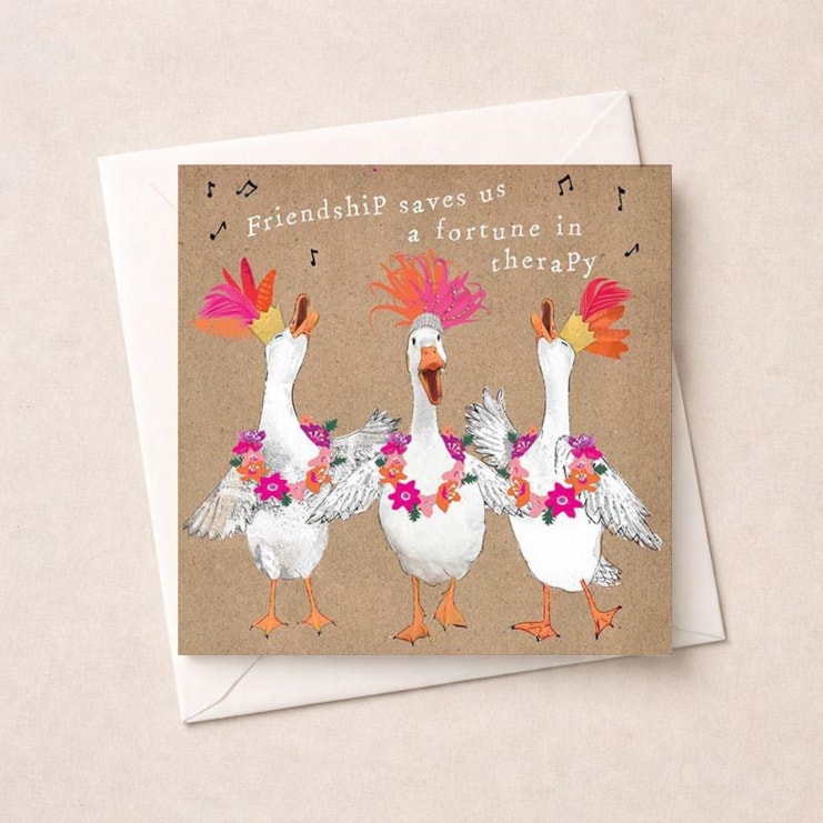 Friendship Card - Friendship Saves A Fortune In Therapy Friendship Card - Friendship Saves A Fortune In Therapy