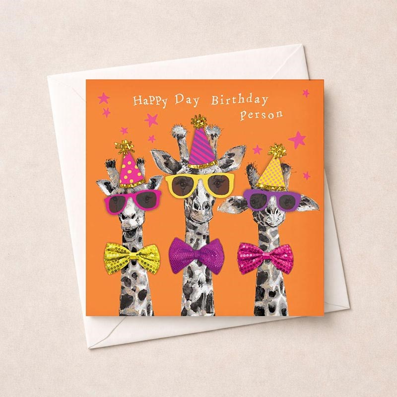 An image of Birthday Card - Happy Day Birthday Person