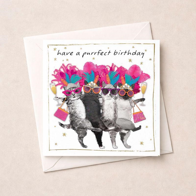 An image of Birthday Card - Have A Purrfect Birthday