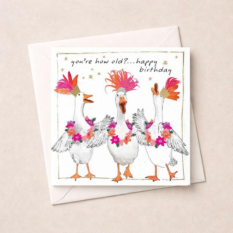 An image of Birthday Card - You're How Old?