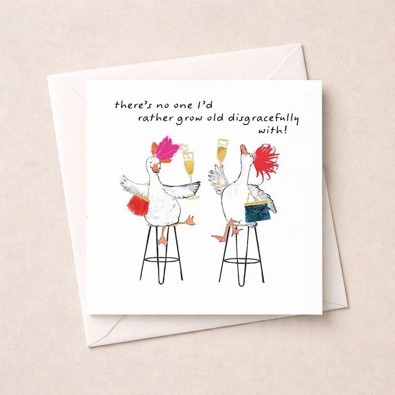 An image of Anniversary Card - Grow Old Disgracefully